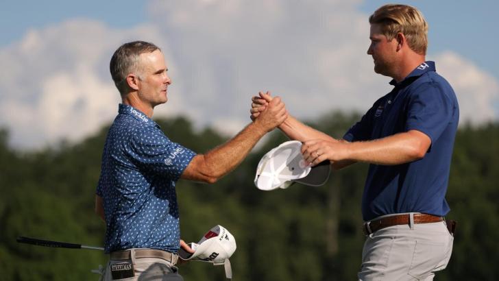 Golfers Streelman and Mullinax